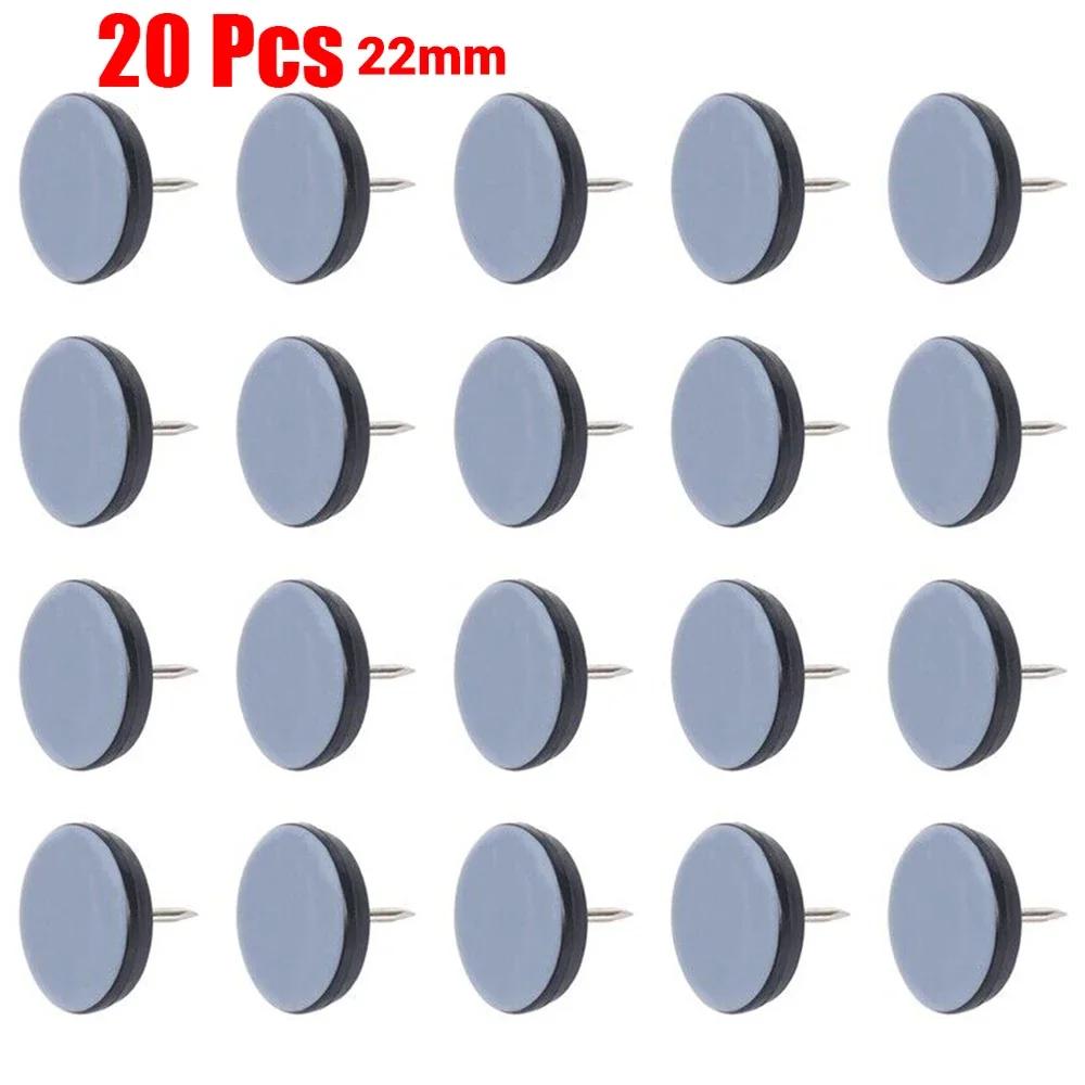 

Móveis Leg Sliders com pés de unhas, movendo Gliders, Mover Floor Protector para Mesas Sofás Recliners, 20Pcs