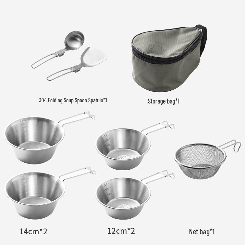 Shanshuo Outdoor Portable Camping Tableware Set
