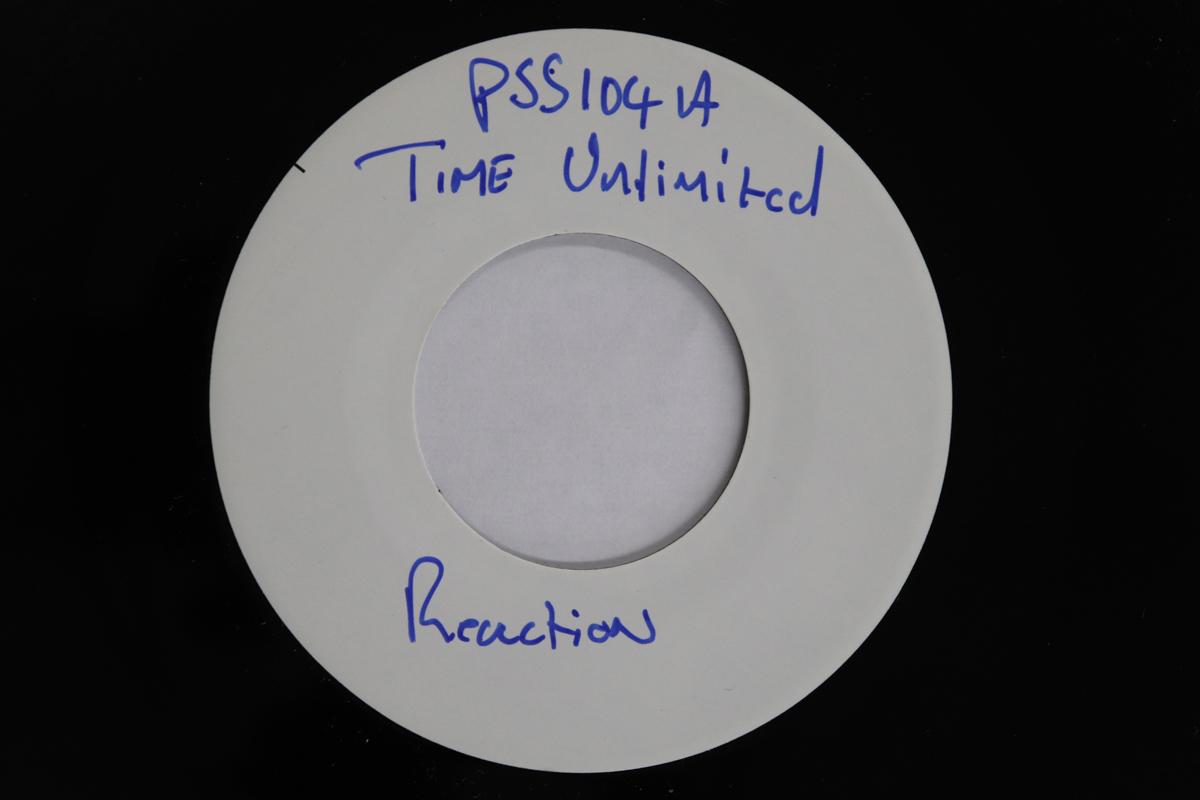 

7inch Record TIME UNLIMITED - Reaction / Version PSS104 NOT ON LABEL/ P 2016 UK Reggae, Ska & Dub Used