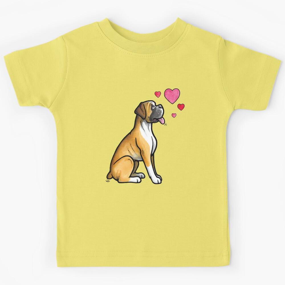 Boxer dog love Kids T-Shirt 120