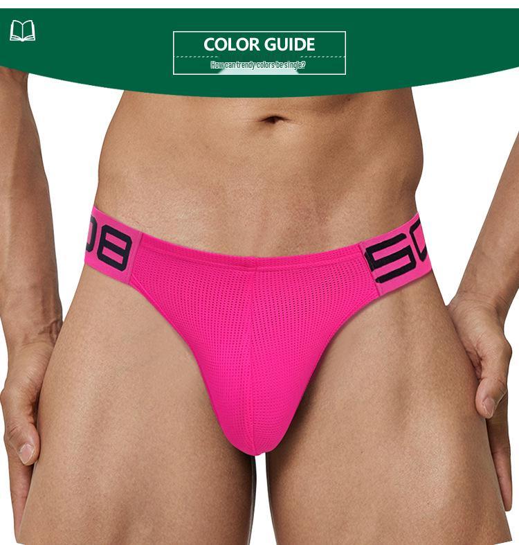 Herren Low Waist Mesh Dreiecks-Slips: Sexy, Atmungsaktiv, Hüfthebend, Ausbeulungsverstärkende Unterwäsche