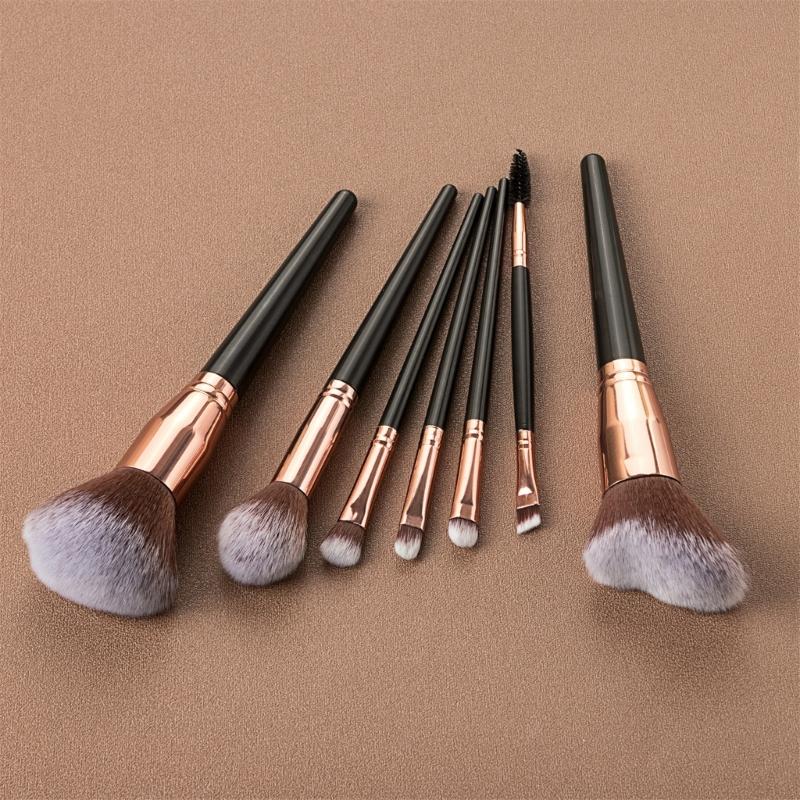 7/10/15/20x Makeup Brushes Set Travel Brush Set Full Face Cosmetic Brush Set Eye Shadow Brush Powder Brush for Woman