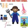 Farm Animals Sewing Craft Kit Felt Animal DIY Craft Sewing Kit for Girls and Boys Educational Sewing Kit for Kids