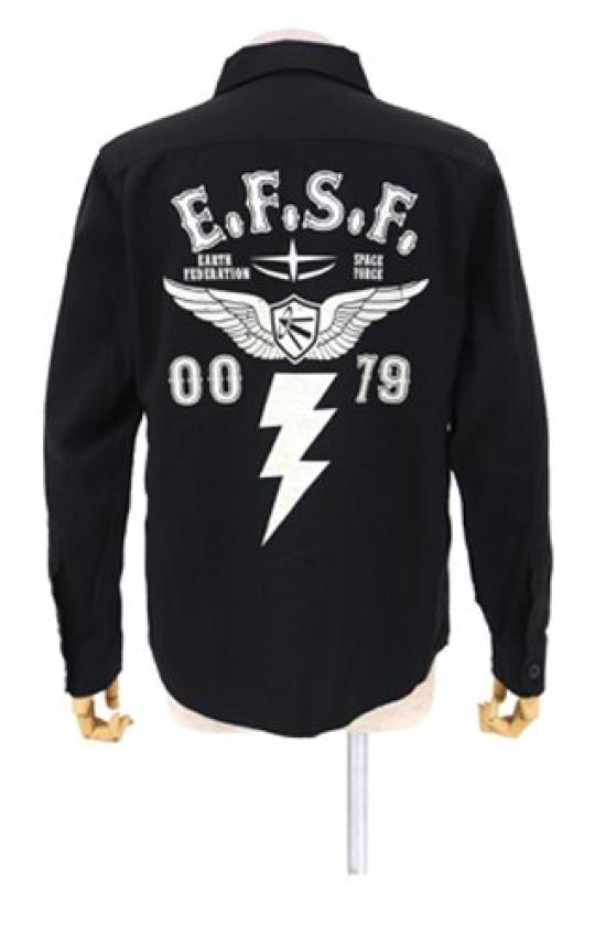 

[COSPA] Mobile Suit Gundam Earth Federation Forces B.D.U Shirt Jacket Black Size: M