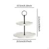 2 Tier Cupcake Stand Cake Plate Serving Platter Dessert Holder for Candy Donuts