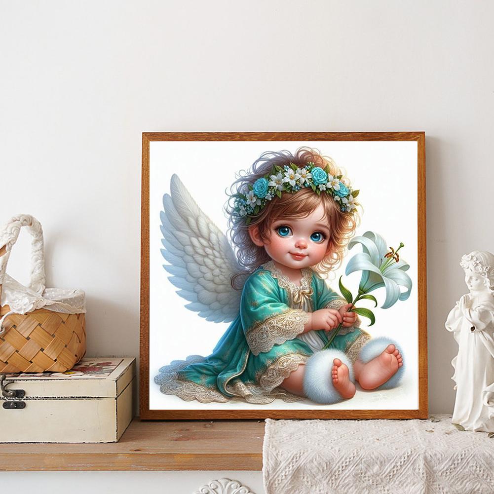 5D DIY celokruhová vrtačka s diamantem pro dívku na malování domácích dekorací 30x30cm