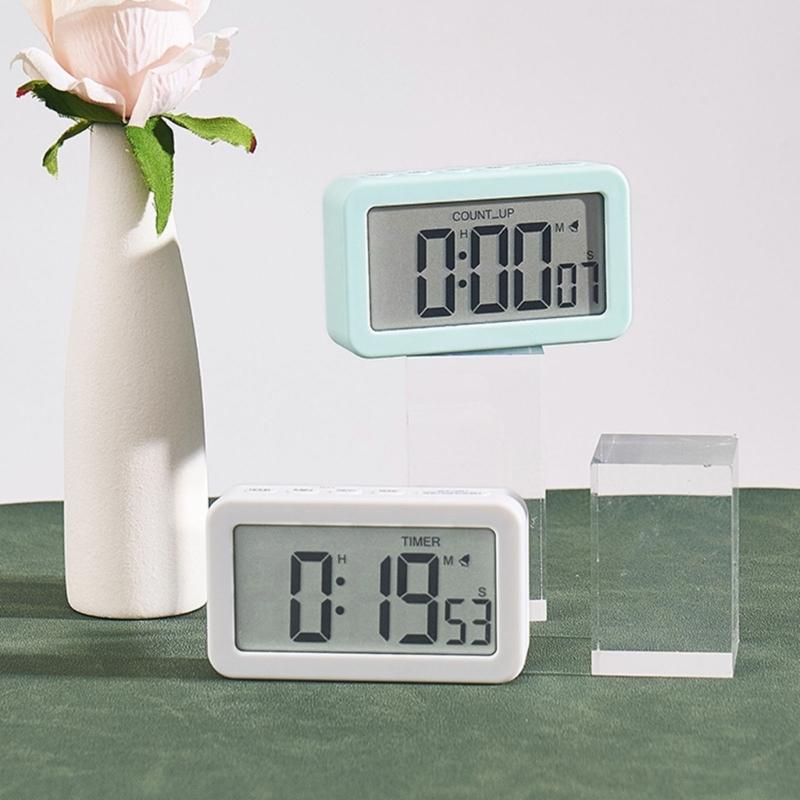 Elegant LCD Display Clock Digital Alarm Clock Fashionable Bedroom Alarm Clock