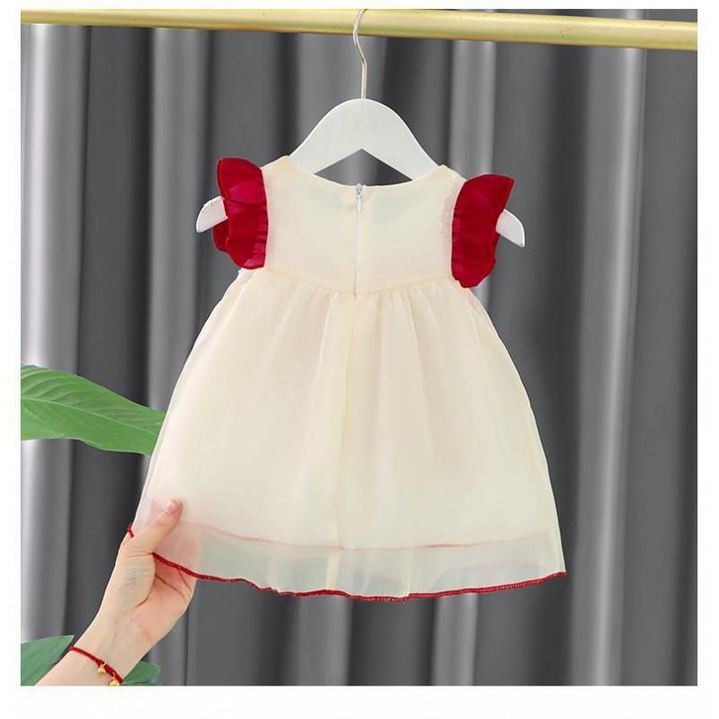 Baby Girls Princess Dress Casual Sleeveless Toddler 1-3 Years