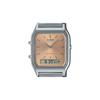Casio Vintage Analog Digital Light Copper Dial Dual Time Quartz AQ-230A-4AMQY Unisex Watch