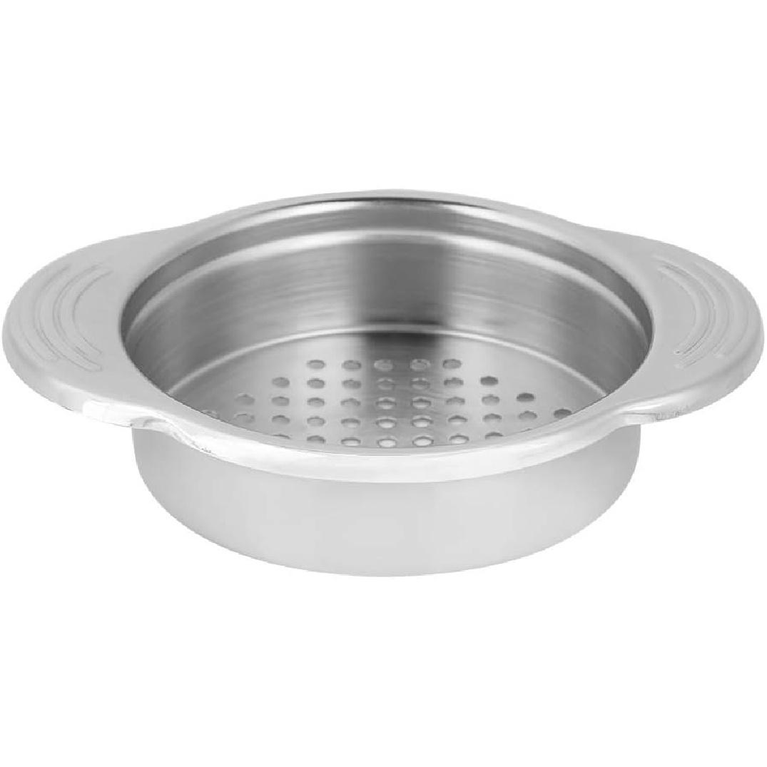 

Pasamer 1Pc Stainless Steel Canned Food Drainer Strainer Tuna Can Oil Press Squeezer Silver
