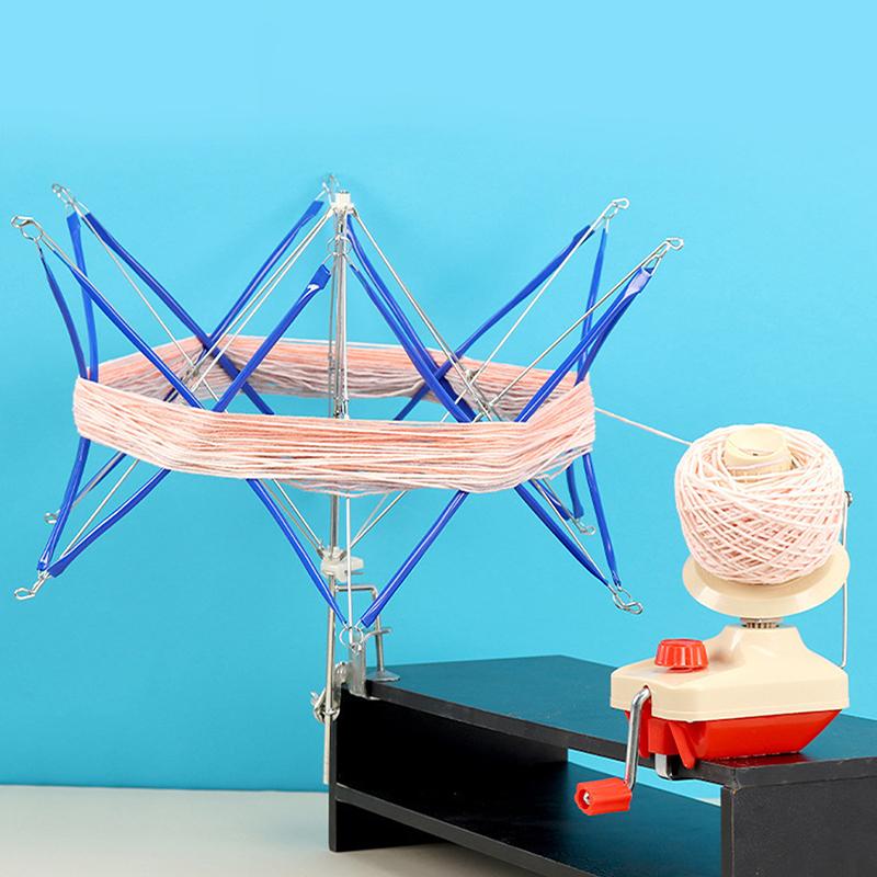 Yarn Thread Fiber String Wool Winder Holder Umbrella Knitting Operated Craft For Patchwork Sewing Diy Accessories