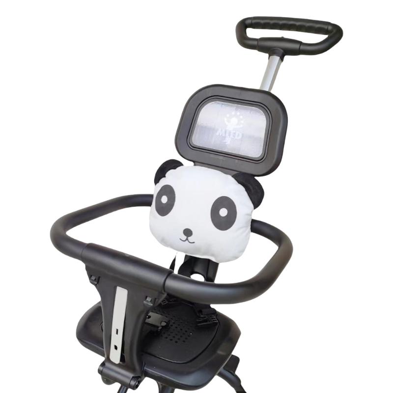 

Pram Cart Seat Pad Headrest for MLED JT05 Carriage Polyester Classical Pattern Comfort Waist Support for Daily Outings