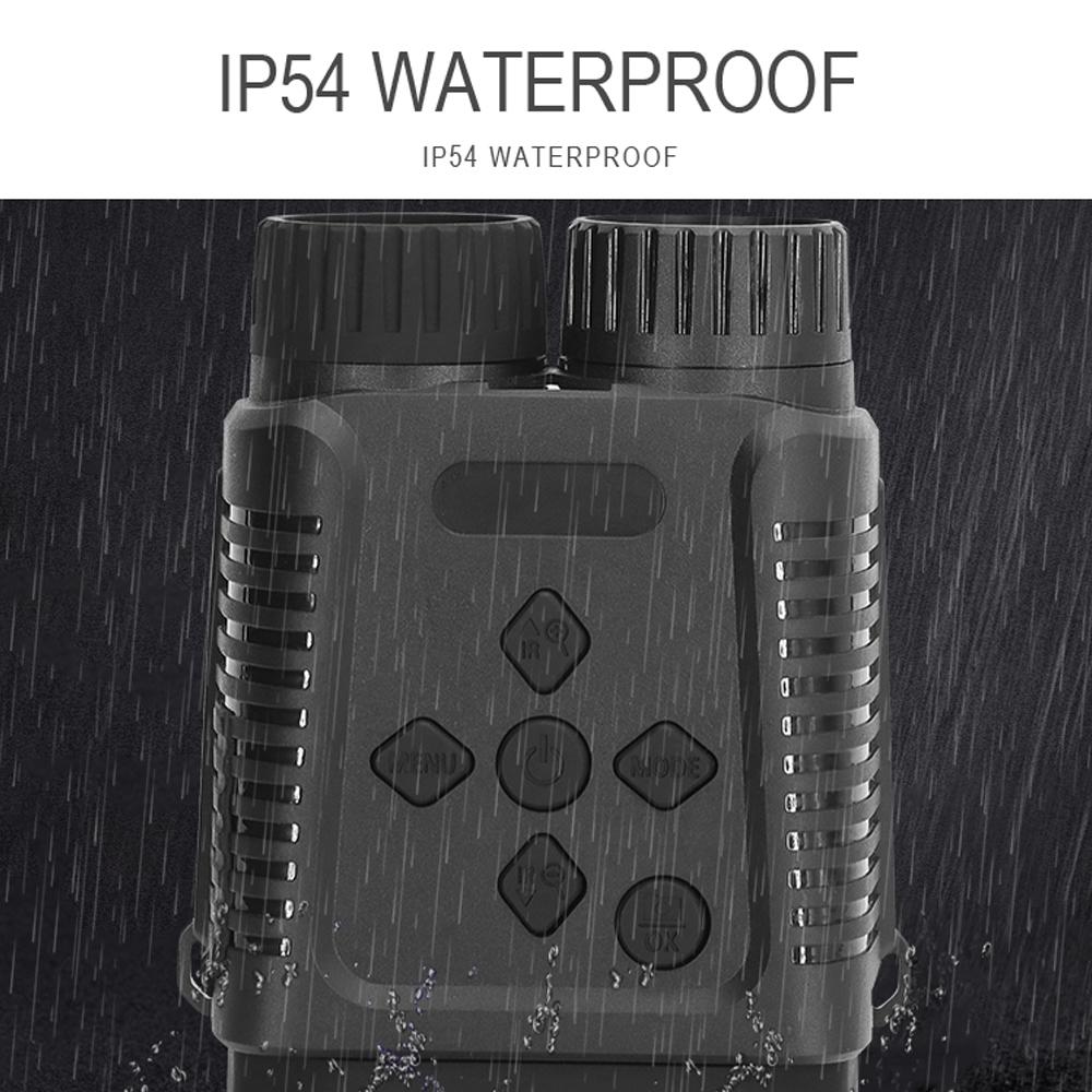 1080P bærbar mini nattsynsenhet Dag Nattbruk Kikkert nattsynsenhet 4X digital zoom