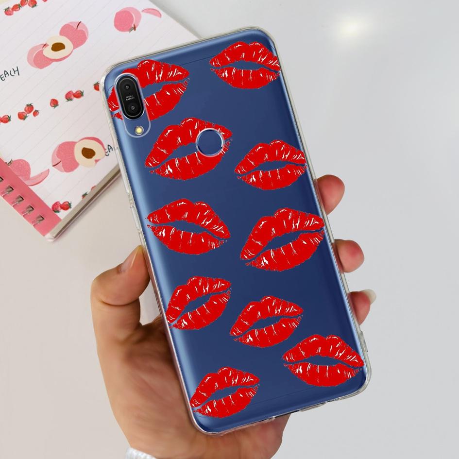 5.99" Case For Asus Zenfone Max Pro (M1) ZB601KL ZB602K Cover X00TDB Fashion Pattern Clear Soft Silicone Fundas Phone Back Cover