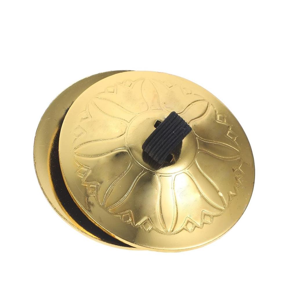 2Pcs Finger Cymbals Belly Dancing Metal Iron Finger Cymbals Musical Instrument Belly Dancing Finger Dancing Accessories