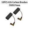 10 Pcs Motor Carbon Brushes For Electric Motor Tool Repair