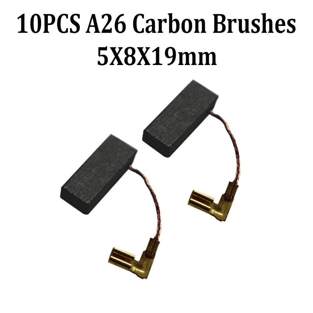 10 Pcs Motor Carbon Brushes For Electric Motor Tool Repair