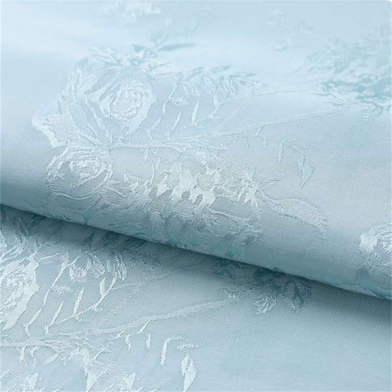 Rayon Jacquard Figured Cloth Solid Color Pattern DIY Fabric Artificial Cotton