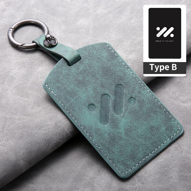 Schafsleder NFC Auto Smart Fernbedienung Schlüsselhülle Vollabdeckung Für IM LS7 L7pro LS6 Schutzhülle Schlüsselanhänger Keyless Tasche Schnalle Zubehör