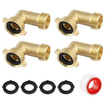 4Pcs 90-degree Garden Hose Elbow 3/4 Connector Extender For Garden Caravans For Garden Washing Tools