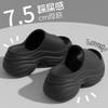 Deodorant Mop Home and Slippers Women's Summer Outer Wear New Huge Thick One-word Mop Muffin Thick Bottom Sandals Non-slip