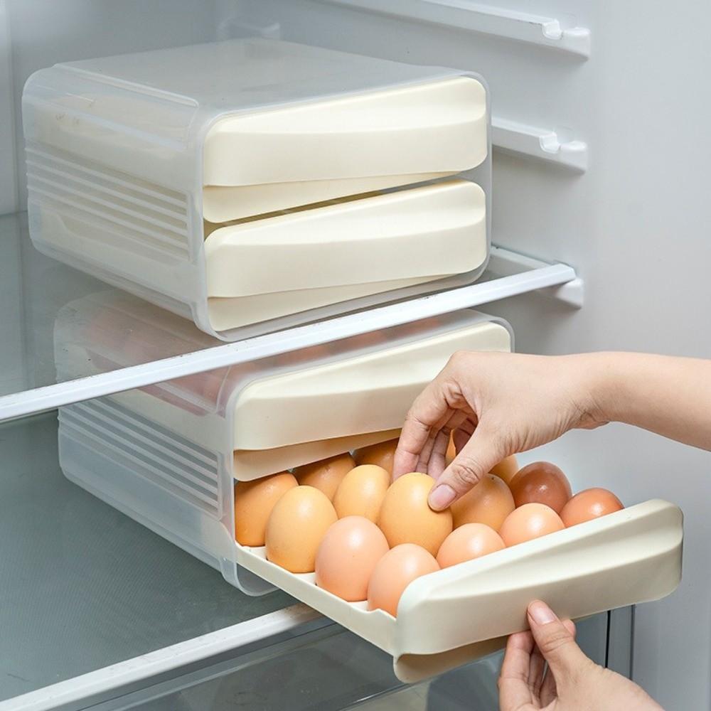 Schubladentyp Eier-Frischhaltebox Transparente Kühlschrank-Aufbewahrungsbox Frischhaltung