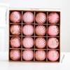 Set of 16 Baubles for Christmas Tree Handmade Decorations for Party and Home Colorful Hanging Pendants Embellishment