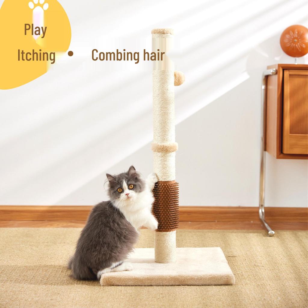 Large Sisal Cat Scratching Post & Tree with Claw Sharpening Toy