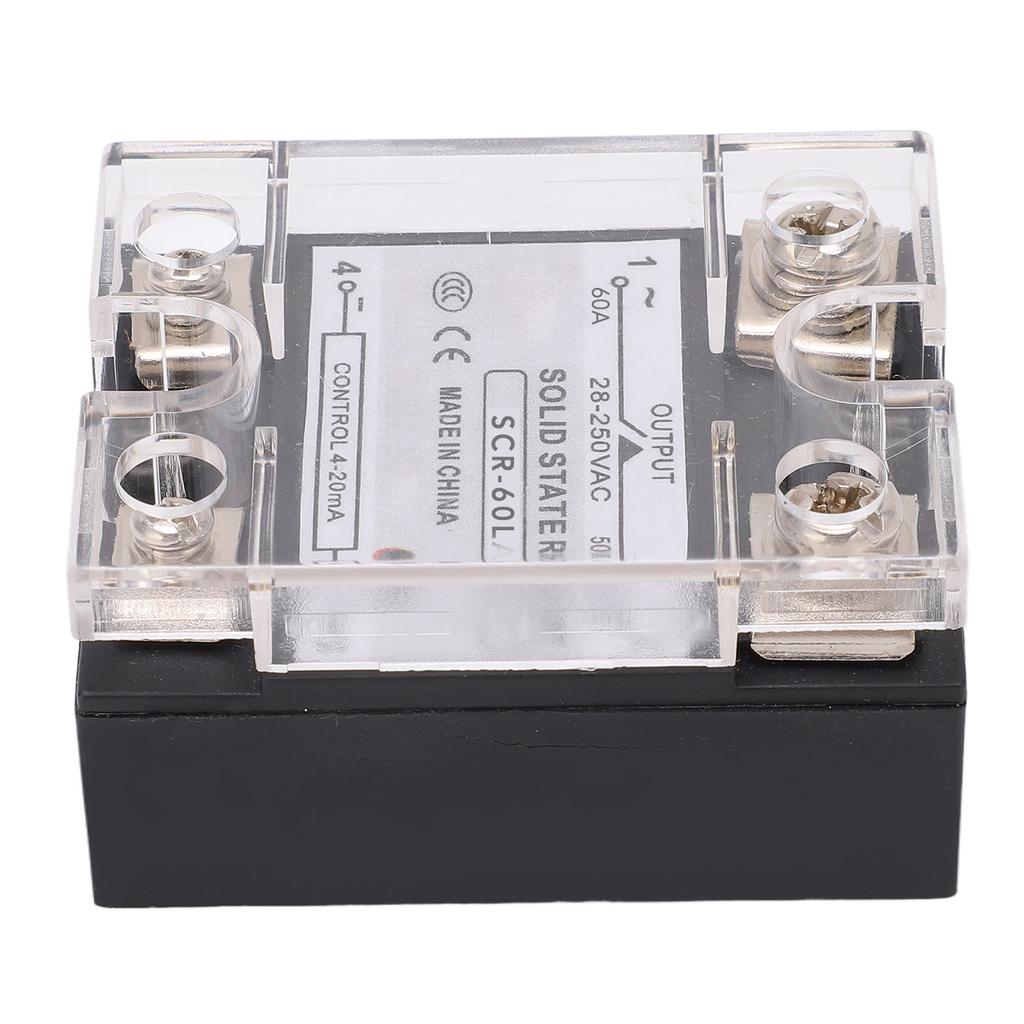 Solid State Relais 4‑20mA Eingang 28‑250VAC Ausgang SSR Modul Stufenloser Spannungsregler