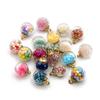 Z86 10Pcs Cute Mix Glass Bottles Milk Tea Cup Ball Earring Charms Diy Finding Keychain Bracelets Pendant For Jewelry Making Gift