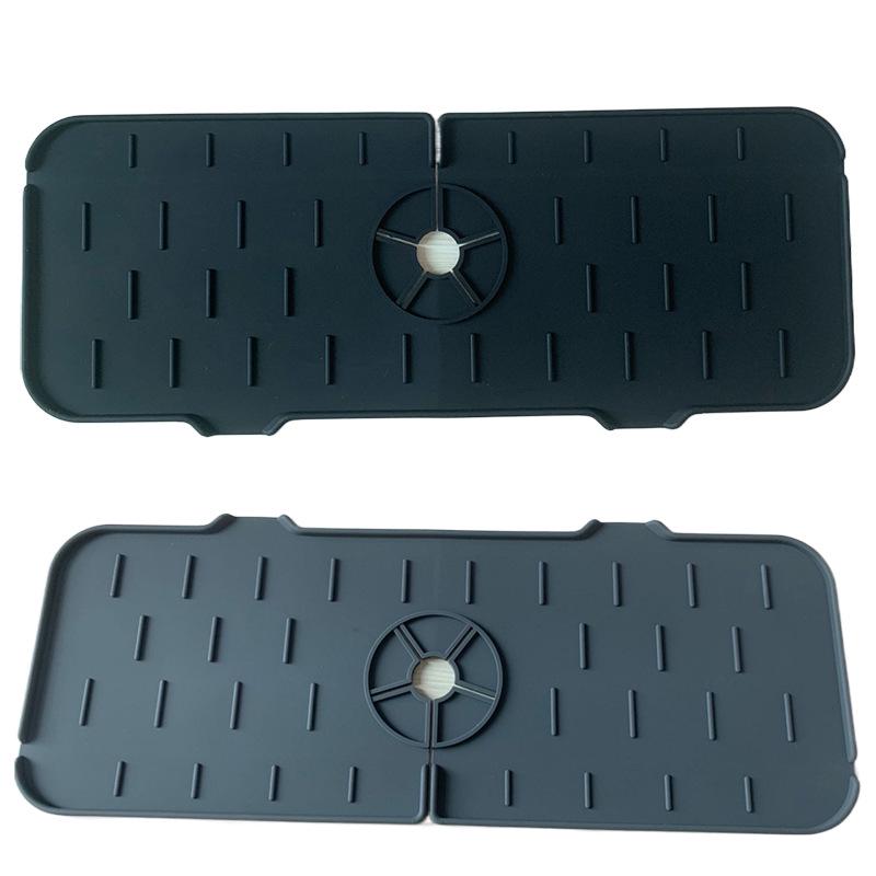 Silicone Kitchen Drying Mat for Draining Fruits, Vegetables, Pots, and Pans