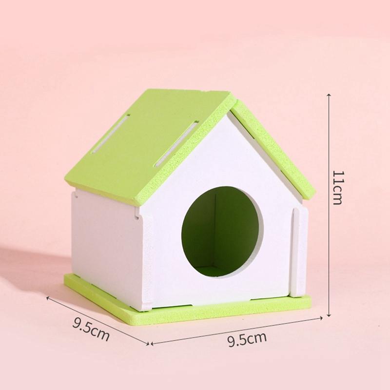 Mały domek dla chomika szynszyla luksusowa willa ładny i zabawny łatwy montaż