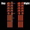 Universal Car Luminous Window Switch Sticker 18 Pieces Fluorescent Door Control Button Decal Auto Interior Decorative Mod Access