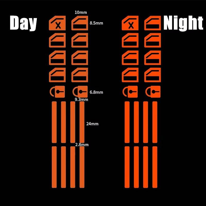 Universal Car Luminous Window Switch Sticker 18 Pieces Fluorescent Door Control Button Decal Auto Interior Decorative Mod Access