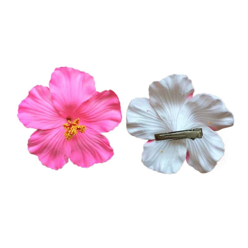 Hawaiiansk Fargerik Blomst Hårklemme For Kvinner Jenter Romantisk Bøhmisk Blomst Sidepanneluggklemme Bb Hårklemmer Hårtilbehør