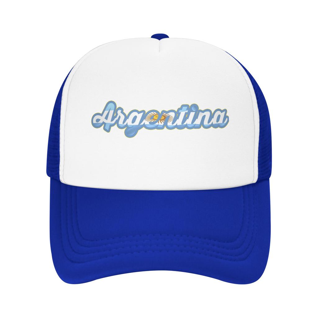 Argentina Flag Map Mesh Baseball Caps Adult Outdoor Sun Hat  Hats Adjustable Snapback Caps Trucker Cap Summer Trucker Hat