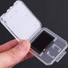 Clear Plastic Memory Card Case Compatible with SD SDHC SDXC Micro SD T-Flash Card (10 PCS)