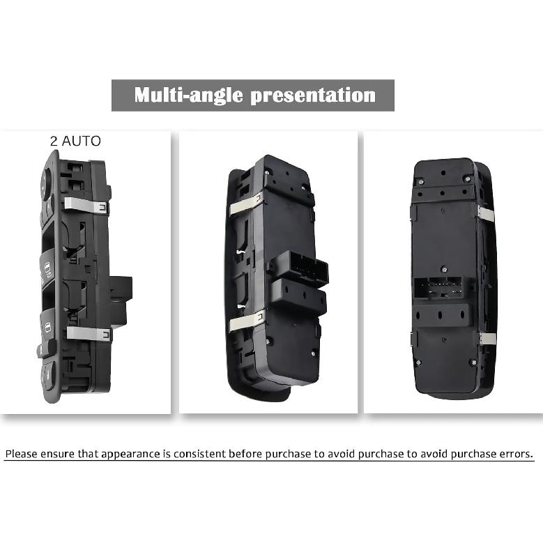 Driver Side Power Window Switch Replacement For 2011- Chrysler 300,2015-2017 Chrysler 200,2011- Dodge Charger,2016- Ram 1500 2500 3500|Replace OE