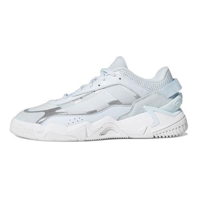 Originals Niteball 2.0 Leder Bequeme Rutschfeste Langlebige Low-Top Lifestyle-Schuhe Damen Sneaker Hellblau GW0883