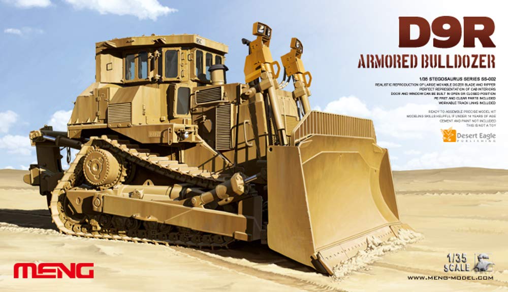 Meng Model 1/35 Israel Defense Forces D9R Armored Bulldozer Plastic Model MSS002
