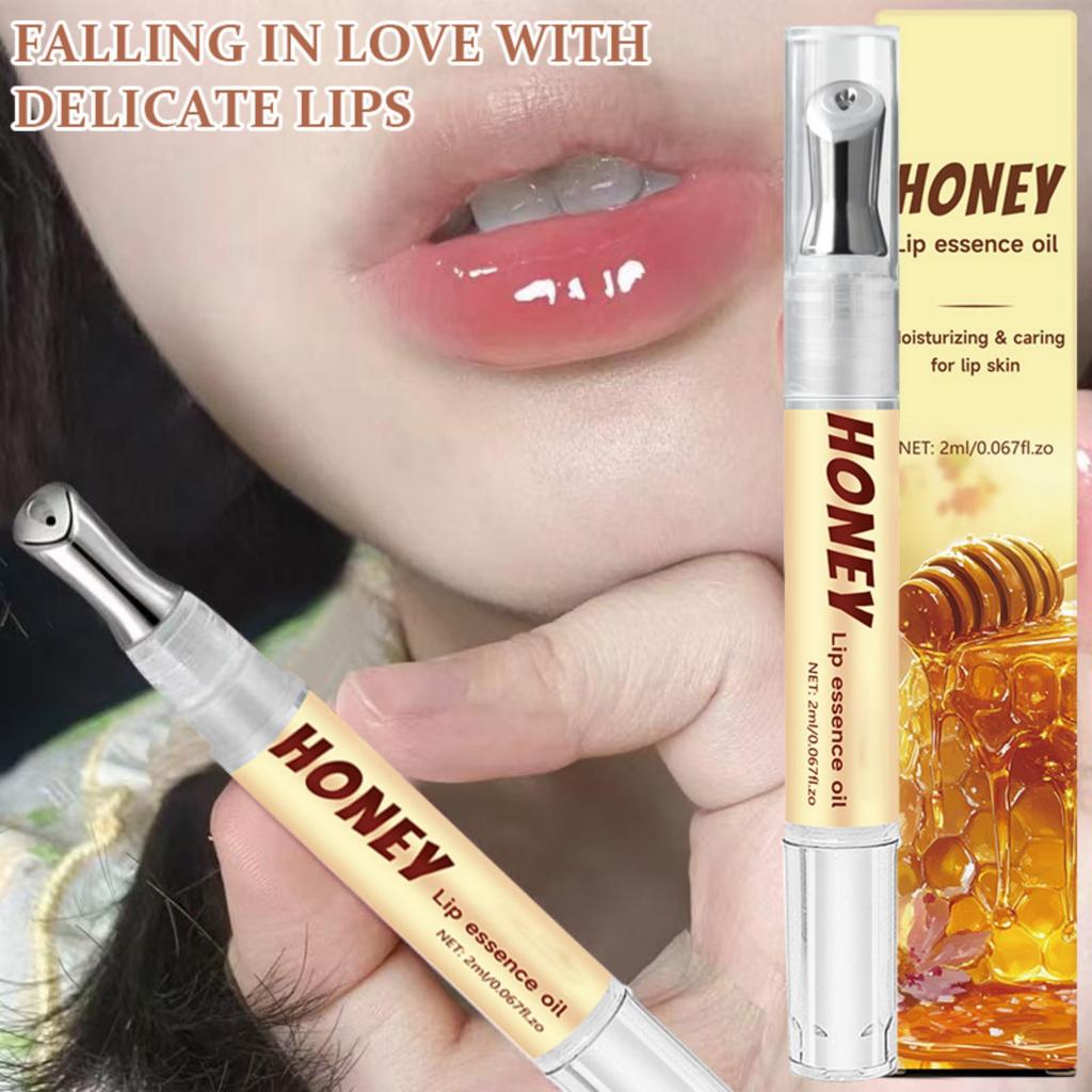 Honey Lip Beauty Serum Base Exfoliation To Prevent Chapped Lips And Reduce Lip Lines Lip Oil 2ml