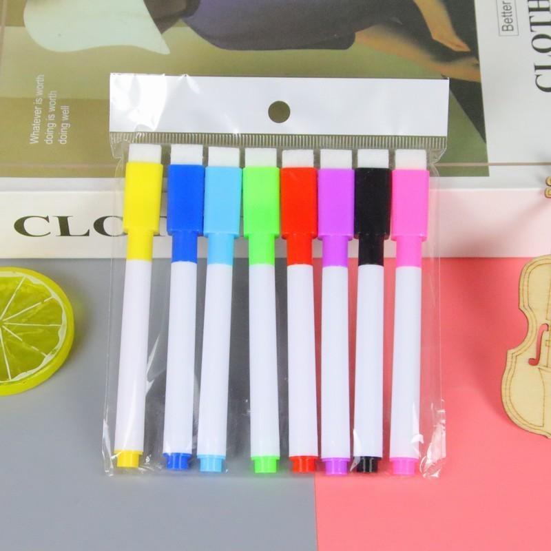 Manyetik Beyaz Tahta Kalemi Seti: Yıkanabilir, Su Bazlı, Çevre Dostu, Özel Logo Baskılı Silinebilir Kalemler.