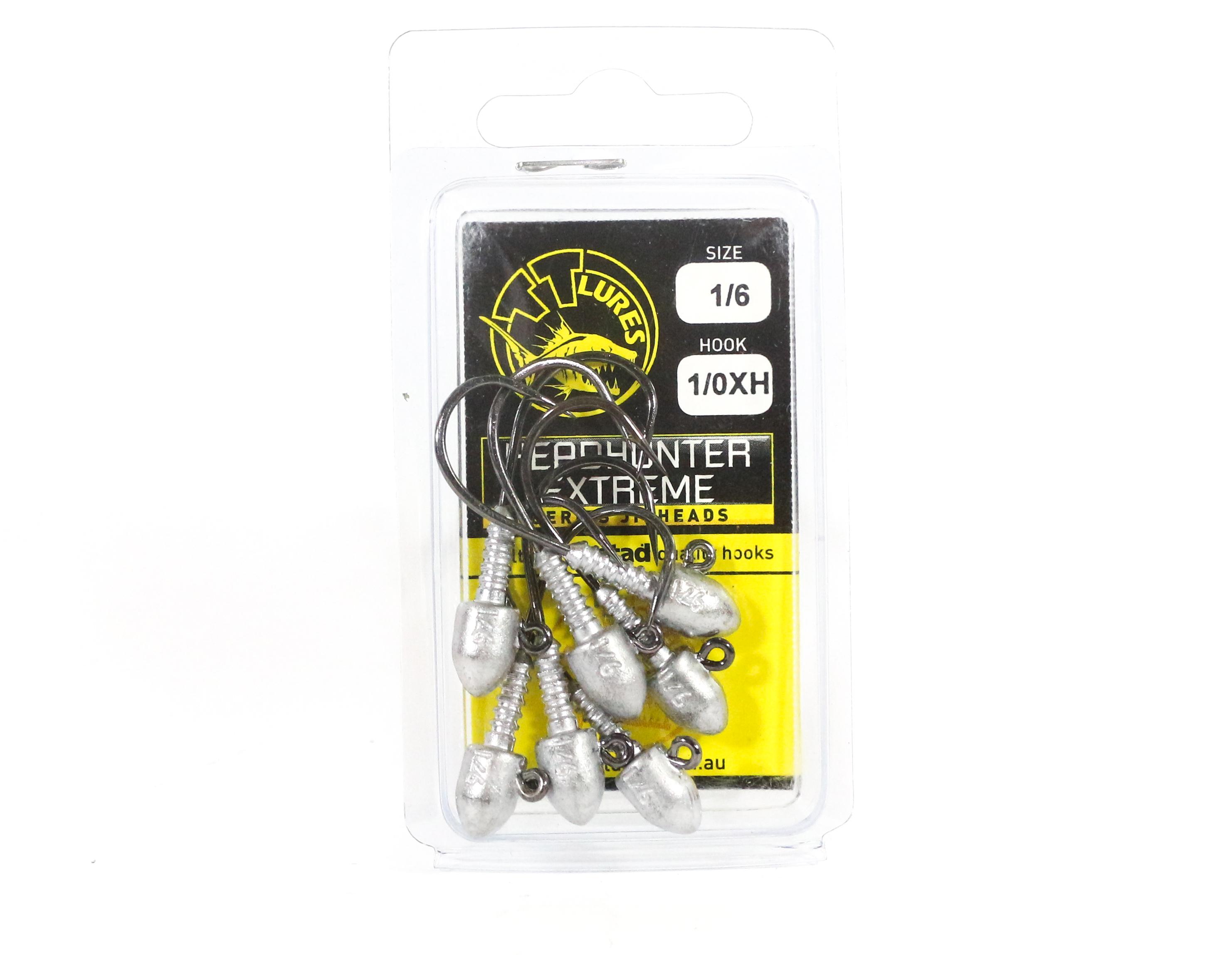 

Tackle Tactics TT Head Hunter Extreme Jig Head 1/6 oz 1/0 XH 7/pack (1487)