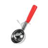 Practical Stainless Steel Fruit Ice Cream Scoop Spoon with Plastic Handle Kitchen Tool (5.2cm)