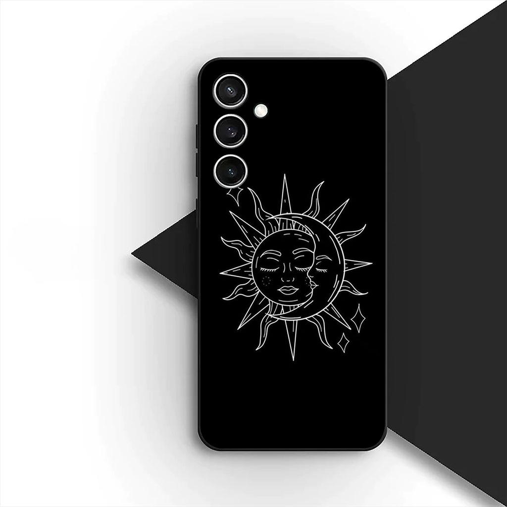 Protective Cover Sun Moon Funny Face Stars for Huawei P30 P20 Mate 20 10 Pro Lite Y7A Y8S Y7 Y9 Prime 2019 Phone Case