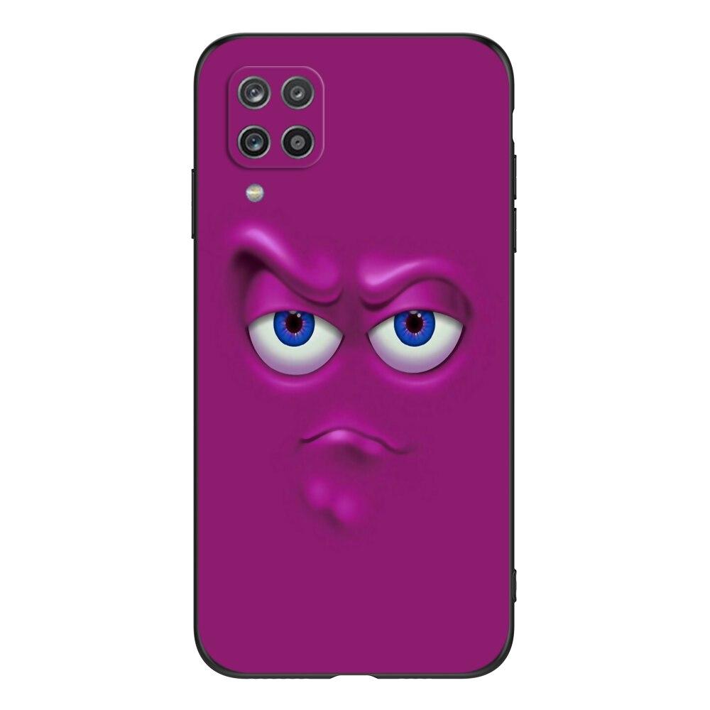 For Samsung A12 M12 Case Phone Cover On Samsung Galaxy SM-A125F M12 M127  Black Tpu Case Cute Funy