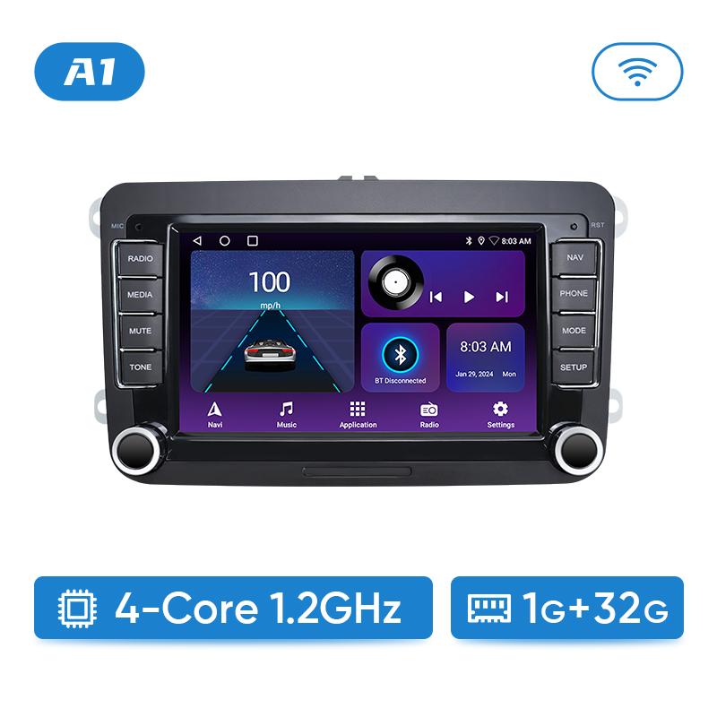 

Автомобильное радио Ainavi для Volkswagen VW Tiguan Caddy T5 Amarok Passat B6 Polo Jetta Golf MK6, беспроводной Carplay, Android Auto Multimedia