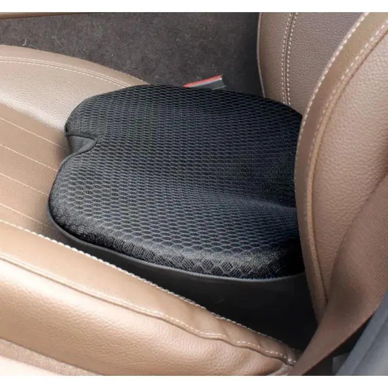 For Car Driver Seat Cushion New 2 in 1 Memory Foam Seat Pad Sciatica Lower Back Pain Relief Comfort Support Ergonomic