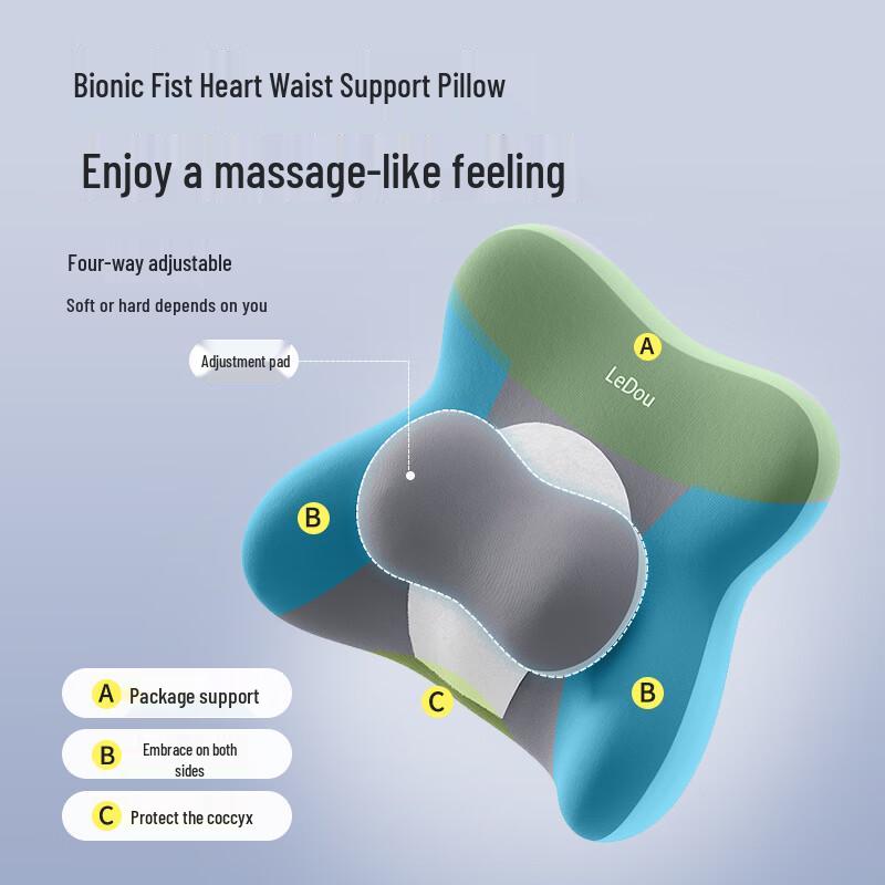 Jiang Ce Ergonomic Office Lumbar Support Cushion