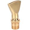 Brass Narrow Fan Jet Water Fountain Nozzle Spray Head Adjustable Pond Sprinkler(G1 2 Female Thread G3 4 Male Thread )